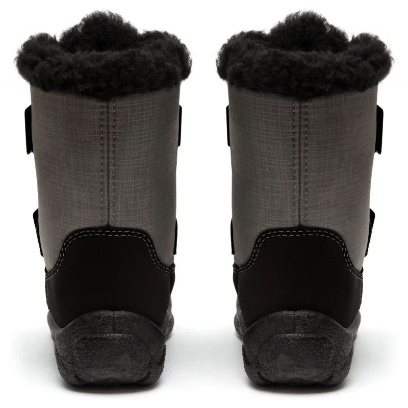Чоботи дитячі дутики Аляска чорно-сірі 23-31 розмір - зображення 3