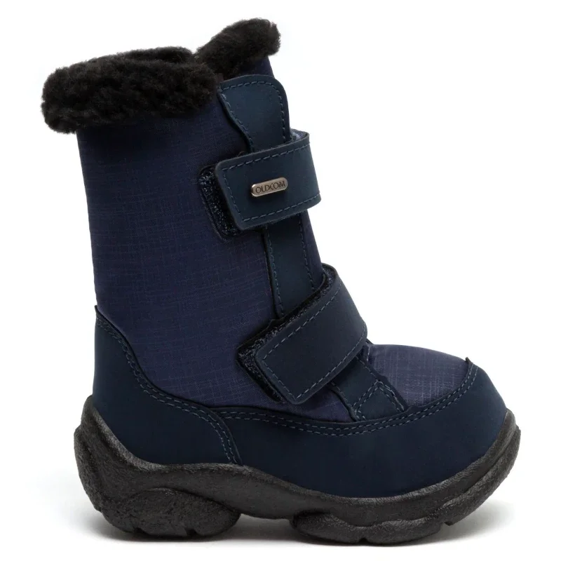 Чоботи дитячі дутики Аляска Сині 23-31 розмір - зображення 2