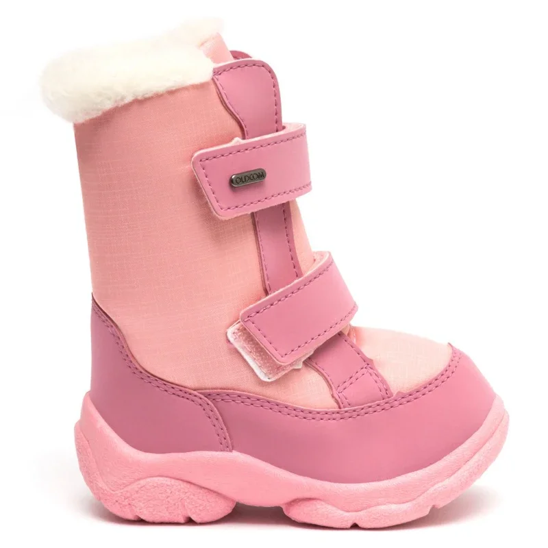 Чоботи дитячі дутики Аляска рожеві 23-31 розмір - зображення 2