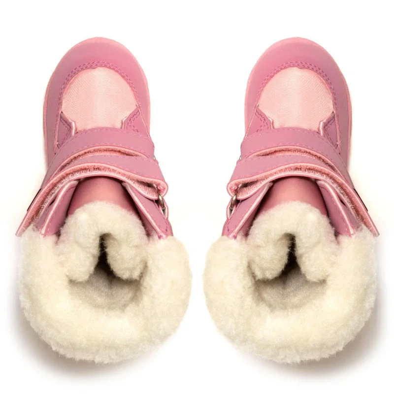 Чоботи дитячі дутики Аляска рожеві 23-31 розмір - зображення 4