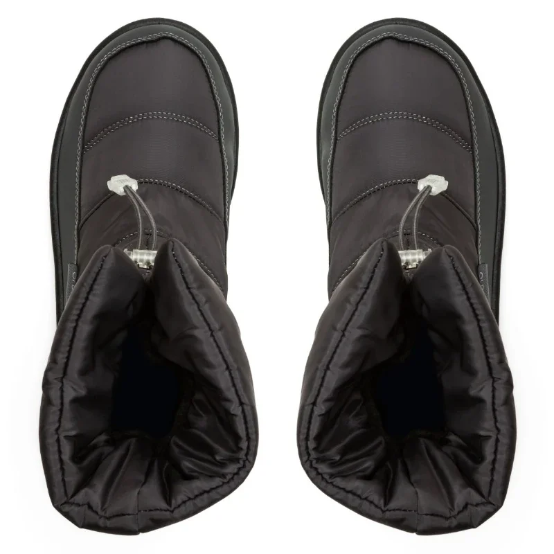 Дутики жіночі утеплені Аспен Темно-сірі - зображення 4