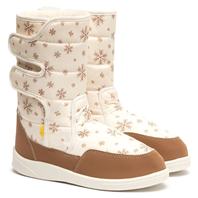 Дутики жіночі високі зимові Аврора Айворі