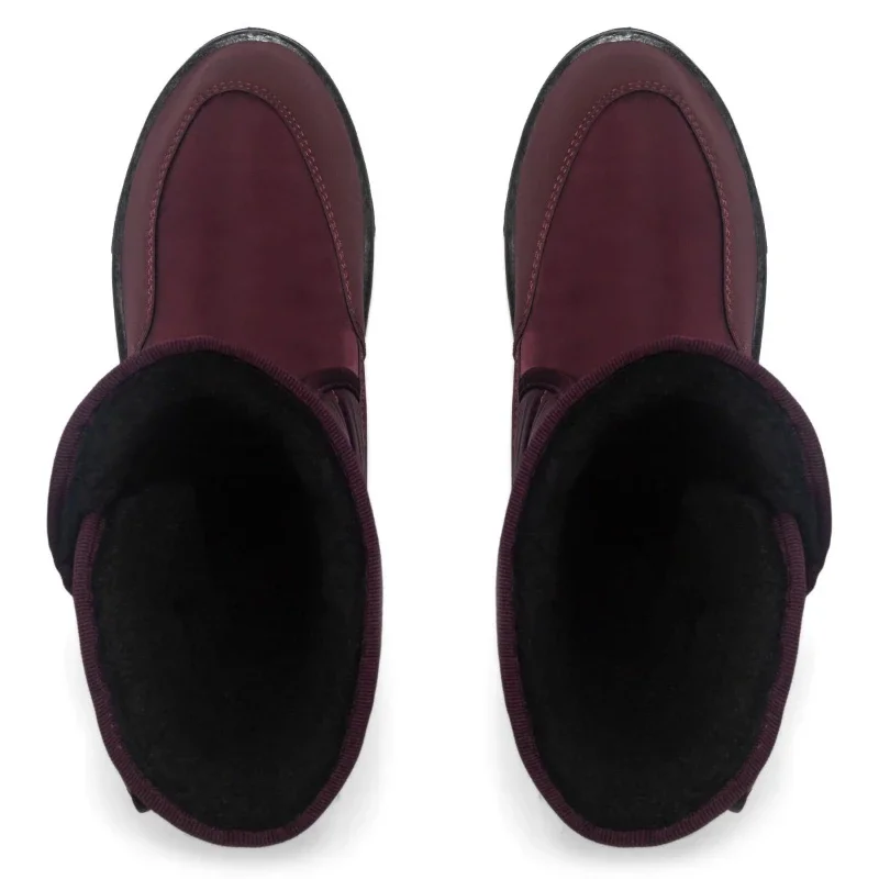 Жіночі чоботи високі Аврора бордові - зображення 4