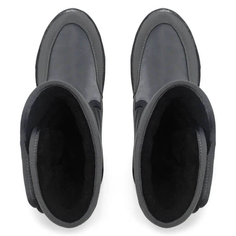 Жіночі дутіки високі Аврора сірі - зображення 4