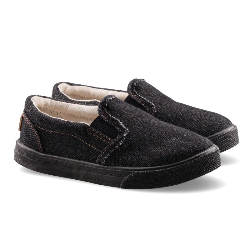 Сліпони дитячі Бостон Чорний Джинс