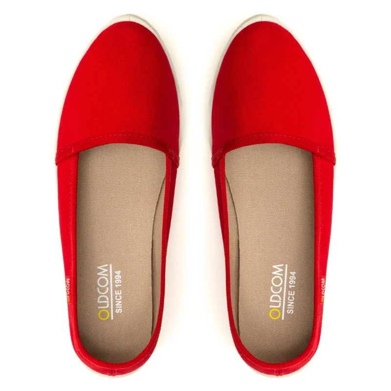 Жіночі сліпони Канвас Червоні - зображення 4