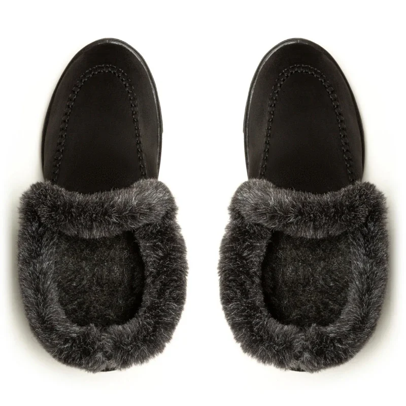 Лофери жіночі утеплені Leaf Чорні - зображення 3