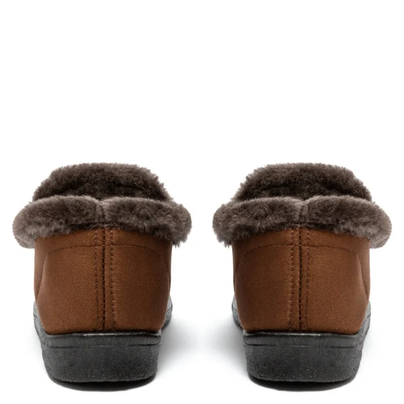 Лофери жіночі на хутрі Leaf Коричневі - зображення 2