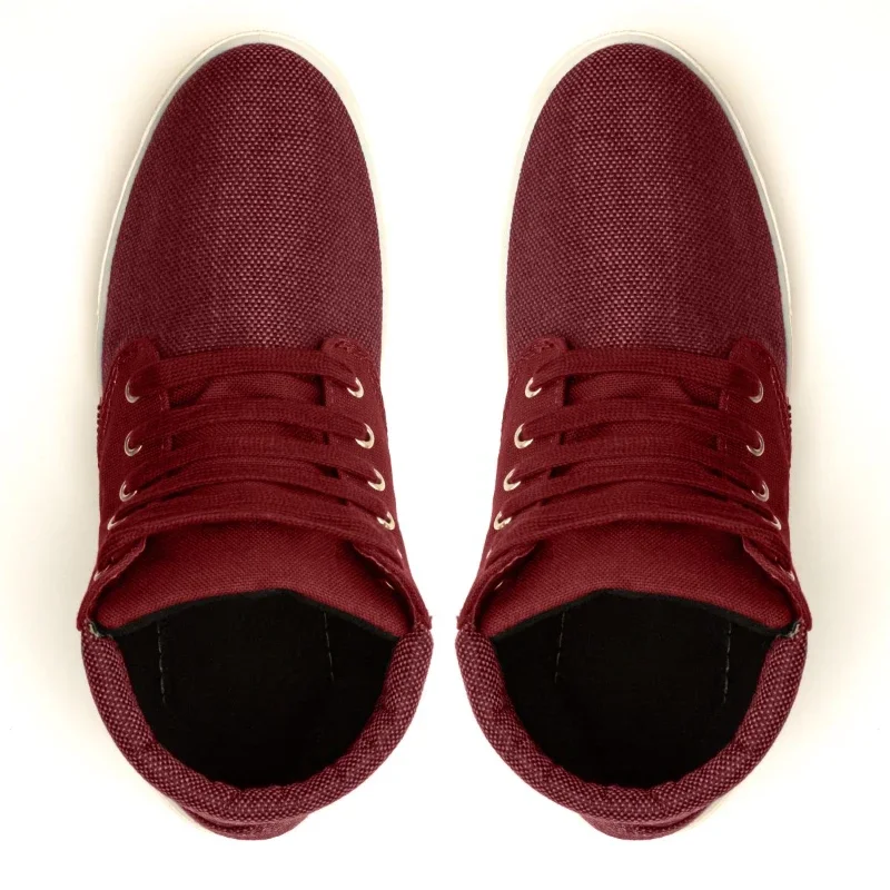 Кеди чоловічі Лео бордові - зображення 4