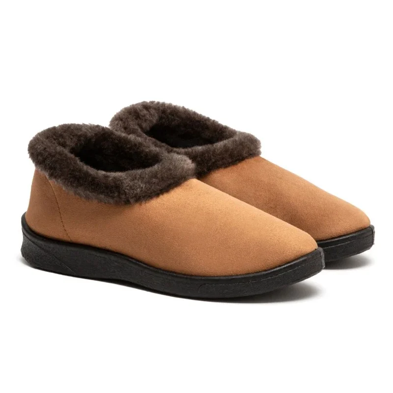 Сліпони жіночі утеплені Мока бежеві