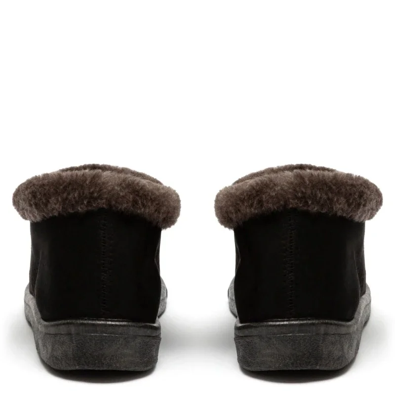 Сліпони жіночі утеплені Мока чорна - зображення 3