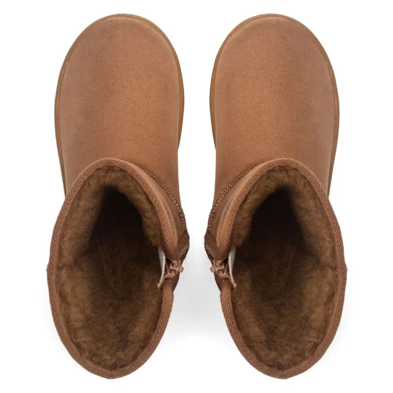 Уггі на хутрі жіночі Петра Бежеві - зображення 4