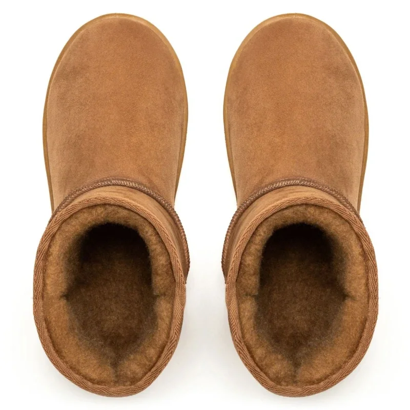 Уггі жіночі утеплені Дакота Бежеві - зображення 4