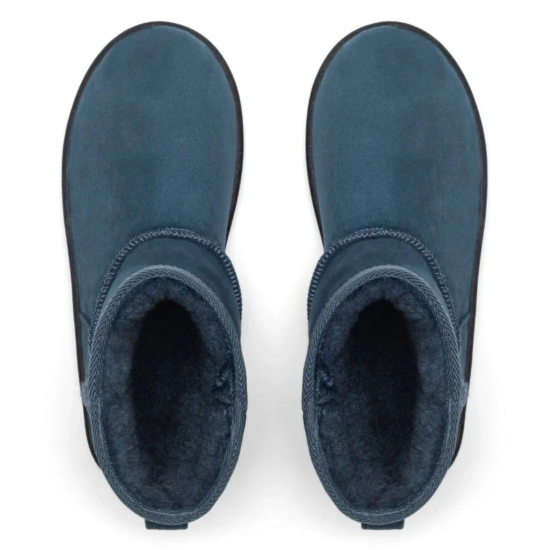 Жіночі уггі на хутрі Дакота сині - зображення 4