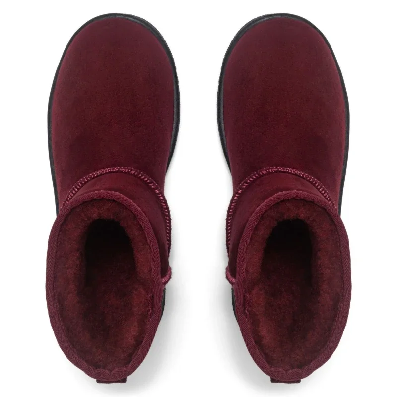 Жіночі уггі зимові Дакота Бордові - зображення 3