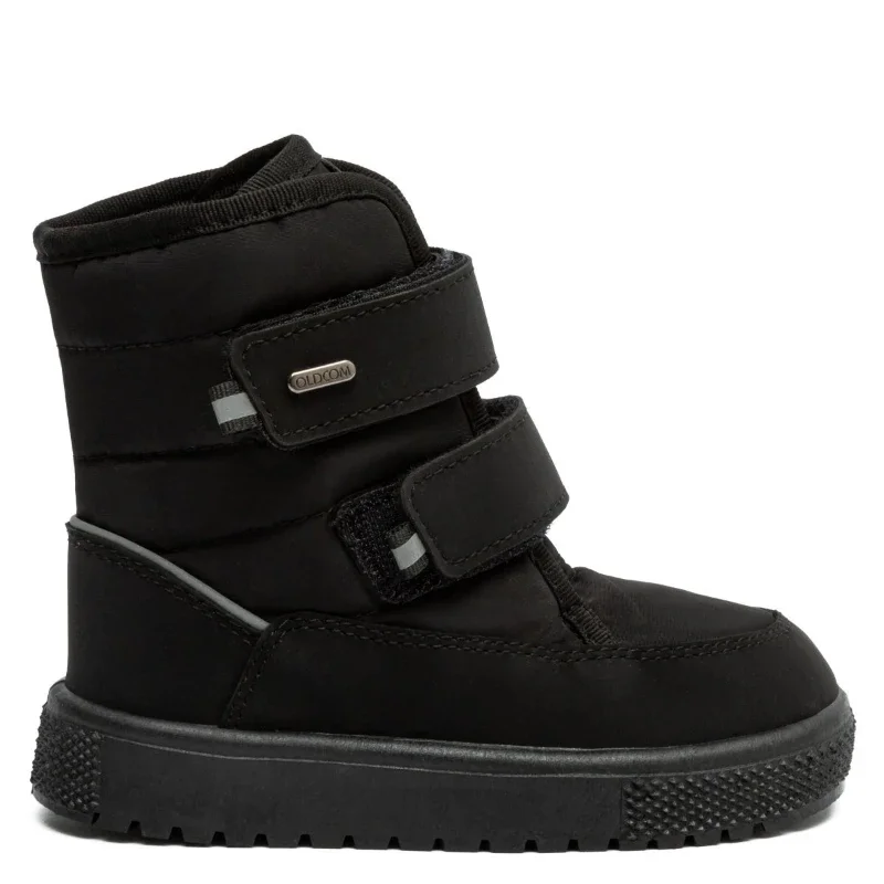 Дутики зимові дитячі Віллі Чорні 21-29 розмір - зображення 2