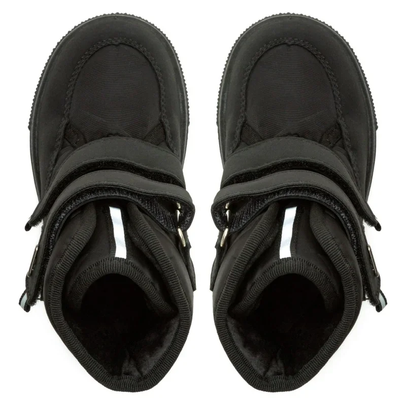 Дутики зимові дитячі Віллі Чорні 21-29 розмір - зображення 4