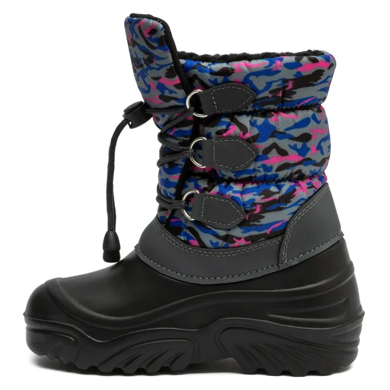 Чоботи дитячі Wintry Cиньо-рожеві - зображення 3