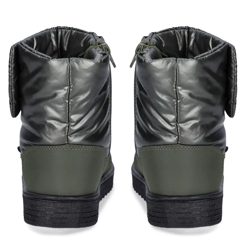 Дутіки жіночі зимові з замочком Яра Сірі - зображення 2