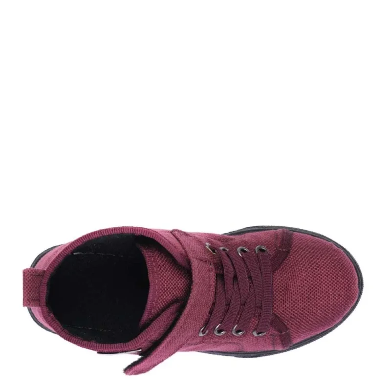 Кеди дитячі на флісі Yuta бордові - зображення 3